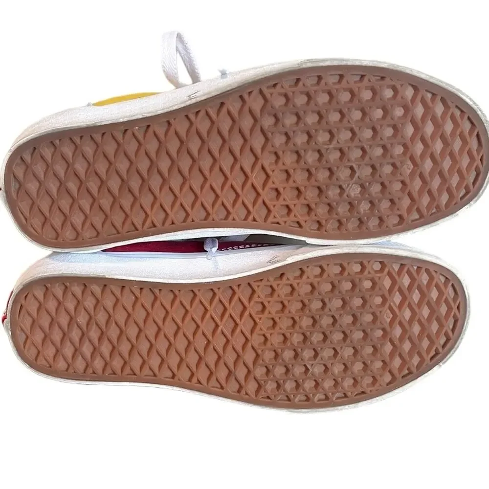 VANS Style 36‎ Sunshine Multi True White Suede Shoes Women’s Sz 8 Men’s Sz 6.5
